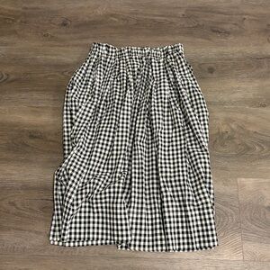 Lotte. 99 Classic Black and White Gingham Skirt